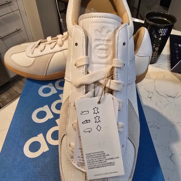 NEW Adidas BW Army Lux Men’s Size 12 White Gum Leather JH7834 SHOES SKATEBOARD - Picture 2 of 16